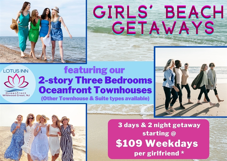 NEW! Girls' MID-WEEK Beach Getaways